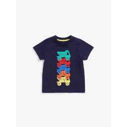 Mothercare Kids Navy Printed T-Shirt-picture-32