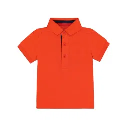 Mothercare Kids Orange Regular Fit Polo T-Shirt-picture-38