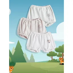 mothercare Kids Pack Of 3 Pure Cotton Shorts-picture-40