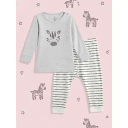 mothercare Kids Printed Cotton T-shirt with Pyjamas-picture-13