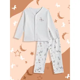 mothercare Kids Printed Pure Cotton T-shirt with Pyjamas-picture-15