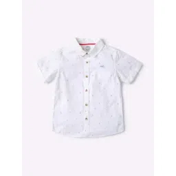 Mothercare Kids White Printed Shirt-picture-37