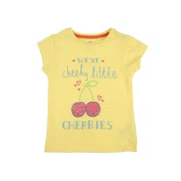 Mothercare Kids Yellow Printed T-Shirt-picture-32