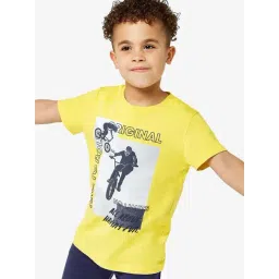Mothercare Kids Yellow Printed T-Shirt-picture-13