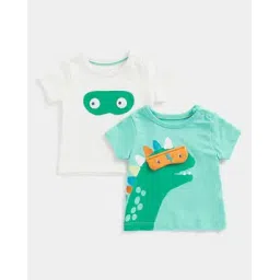 mothercare Pack of 2 Printed Crew-Neck T-Shirts-picture-48