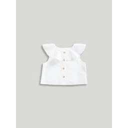 mothercare Peter Pan Collar Cotton Top-picture-25