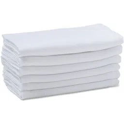 mother's choice Reusable Washable White Muslin Cloth Square Plane Nappies For Newborn (60 x 60 CM) Pack 6-picture-17