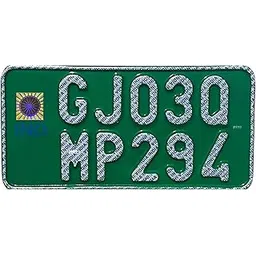 Moto Utility Green Single Plate for Electric Scooters Rear | IND Font & Hologram | Non-HSRP | Rear Size 8x4 inch | Compatible with Ola, Ather, TVS iQube, Bajaj Chetak, Hero Vida, Ampere.-picture-13