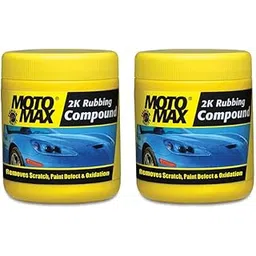 Motomax 2K Rubbing Compound 200g, Pack of 2 | Removes Minor Scratches, Swirl Marks, Paint defect and Oxidization from metal surfaces on Cars, Bike, Motorbikes-picture-15