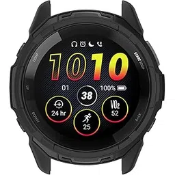 MOTONG Compatible with Garmin Forerunner 265 TPU Protective Case - TPU Protective Watch Case Cover Shell Compatible with Garmin Forerunner 265(TPU Black)-picture-25