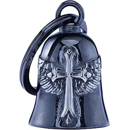 Motorcycle Men Bells - Motorcycle Angel Bell for Men Women,Bell Biker Accessory,Guard Riding Safety (Black) (Black)-picture-22