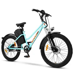 Kivo 24 Carbon Grey upto 75 Km Range in PAS Mode 24 inches Single Speed Lithium Iron Phosphate Electric Cycle-image-44