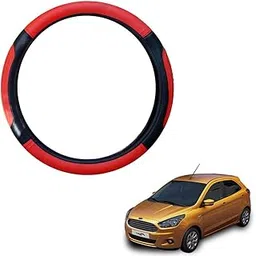 Motoway Highly Quality Red and Black Car Steering Cover for Mahindra Scorpio-picture-18