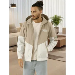 MOTREX Men Typography Colourblocked Lightweight Leather Jacket-picture-29