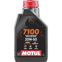 Motul 104103 7100 4T Fully Synthetic 20W-50 Petrol Engine Oil for Bikes (1 L)-picture-23