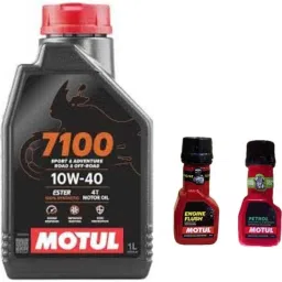 Motul 7100 4T 1 Litre 15W-50 Bike Engine Oi image 1