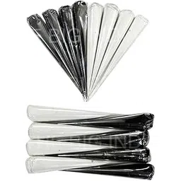 Mouldit clay cone for Arts & Crafts, Lippan Art, Mandana Art, Texture Art, Pottery, Liner, DIY Decorative Purposes (Pure for Sure) (3 WHITE 3 BLACK)-picture-12