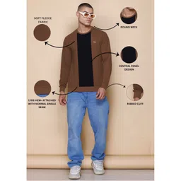 MOUNTAIN COLOURS Men Colourblocked Pullover Sweatshirt-picture-17