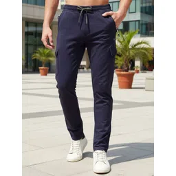 MOUNTAIN COLOURS Men Mid-Rise Cargo Track Pants-picture-14