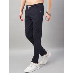MOUNTAIN COLOURS Men Solid Mid-Rise Track Pants image 4