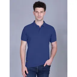 MOUNTAIN COLOURS Men Solid Polo Collar T-shirt-picture-25
