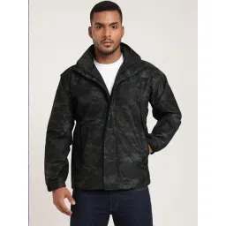 Mountmiller Black Multicam Full Sleeve Hooded Neck AirShell Ripstop Water-Repellent Wind Jacket-picture-25