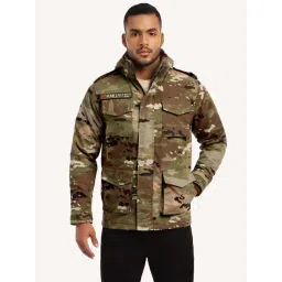 MOUNTMILLER Men's Camouflage M65 Ripstop Field Hooded Tactical Jacket-picture-24