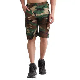 MOUNTMILLER Men's Comfortable Fit Mid Rise Explorer Ripstop Tactical Camouflage Shorts-picture-21