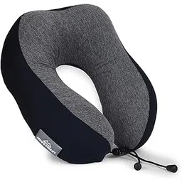 move-meant Dream Rest Premium Memory Foam Neck Support Pillow for Travel Neck Pillow (Navy)-picture-11