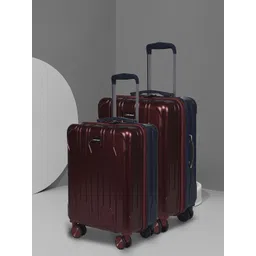 MOVE-MEANT Set Of 2 Textured Hard-Sided Trolley-picture-23