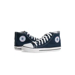 MOZAFIA Men Canvas Lace-up Casual High Top Sneakers-picture-18
