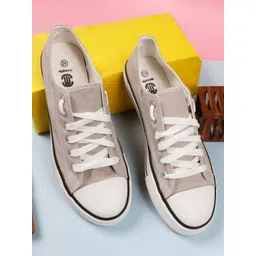 MOZAFIA Men Canvas Lace-up Casual Low Top Sneakers-picture-16