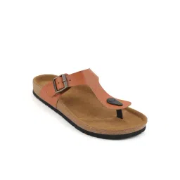 Mozafia Men's Tan T-Strap Sandals-picture-42