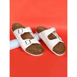 MOZAFIA Women Core with Buckles Flats-picture-41