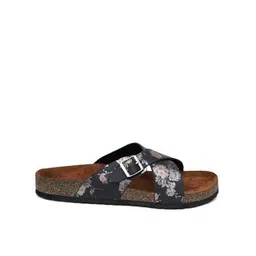 mozafia Women Floral Print Criss-Cross Flat Sandals-picture-52