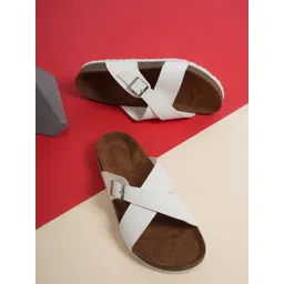 MOZAFIA Women Open Toe Flats with Buckles-picture-32