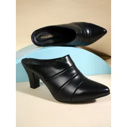 MOZAFIA Women Peep Toe Block Heels Sandals-picture-35