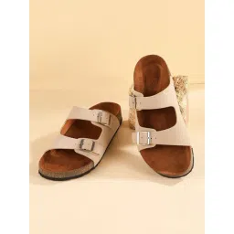 Mozafia Women's Beige Casual Sandals-picture-35