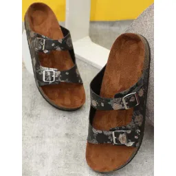 Mozafia Women's Black Casual Sandals-picture-32