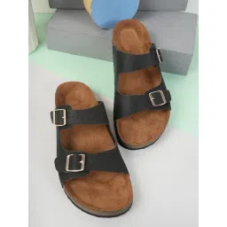 Mozafia Women's Black Slides-picture-30