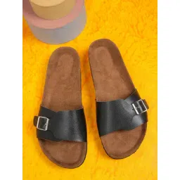 Mozafia Women's Black Slides-picture-32