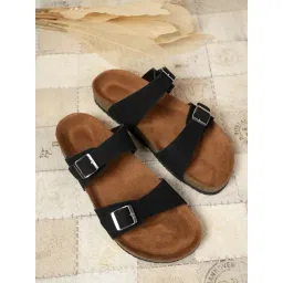 Mozafia Women's Black Slides-picture-22