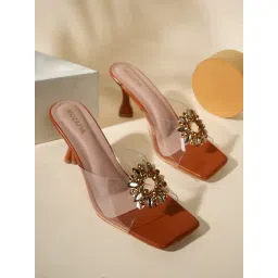 Mozafia Women's Brown Casual Sandals-picture-20