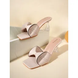 Mozafia Women's Cream Casual Sandals-picture-20