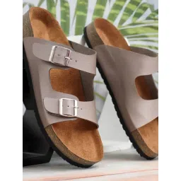 Mozafia Women's Grey Casual Sandals-picture-41
