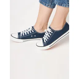 Mozafia Women's Navy Sneakers image 1