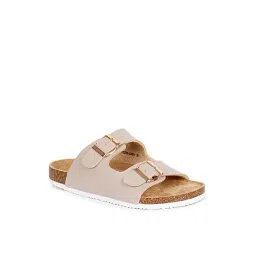 Mozafia Women's Nude Pink Casual Sandals-picture-45