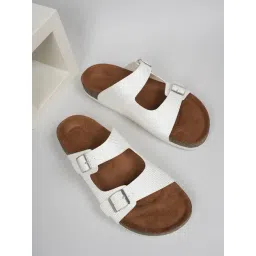 Mozafia Women's White Slides-picture-18