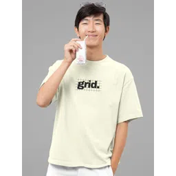 MOZIGO Men Typography Printed Round Neck Cotton Oversized T-shirt-picture-26