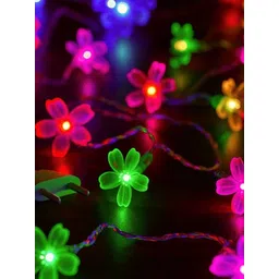 MPROW Red & Yellow Waterproof Flower-Shaped LED String Lights-picture-50